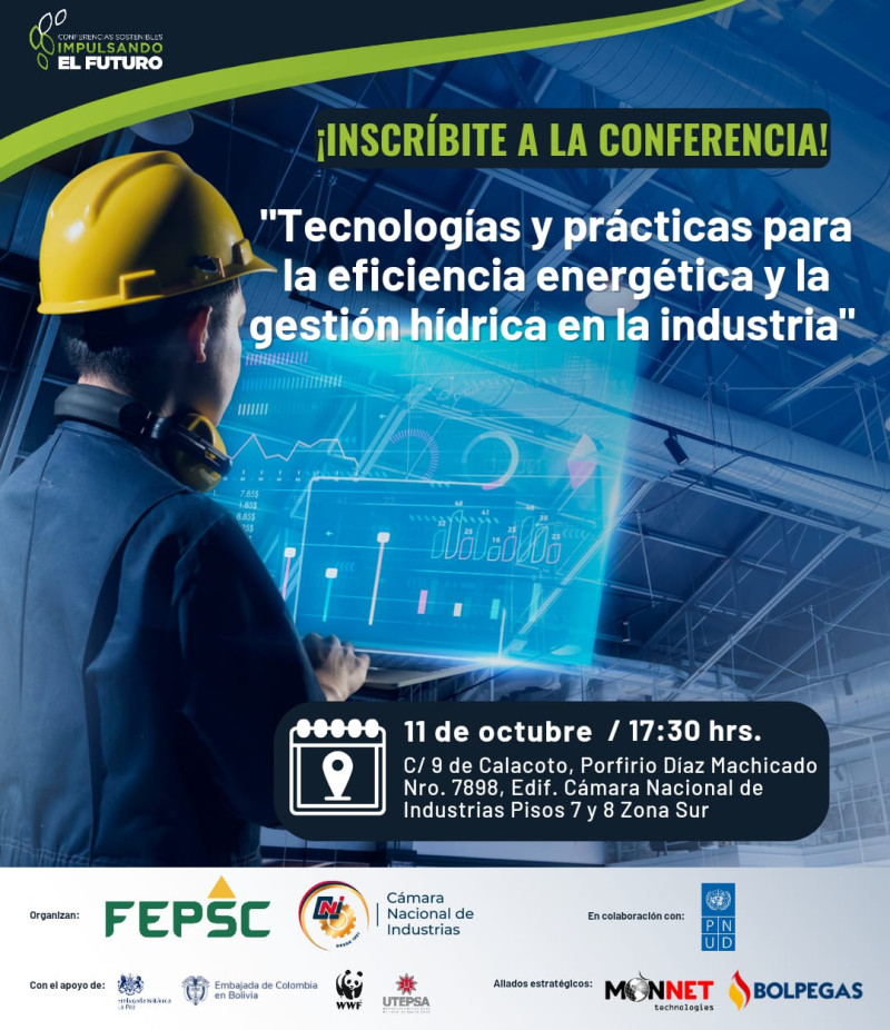 TALLER GRATUITO “TECNOLOGÍAS Y PRÁCTICAS PARA LA EFICIENCIA ENERGÉTICA Y LA GESTIÓN HÍDRICA EN LA INDUSTRIA"