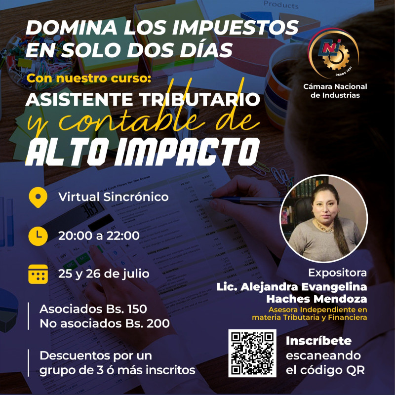 CURSO DE ASISTENTE TRIBUTARIO Y CONTABLE DE ALTO IMPACTO