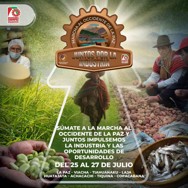 DEL 25 AL 27 DE JULIO: MARCHA AL OCCIDENTE DE LA PAZ 