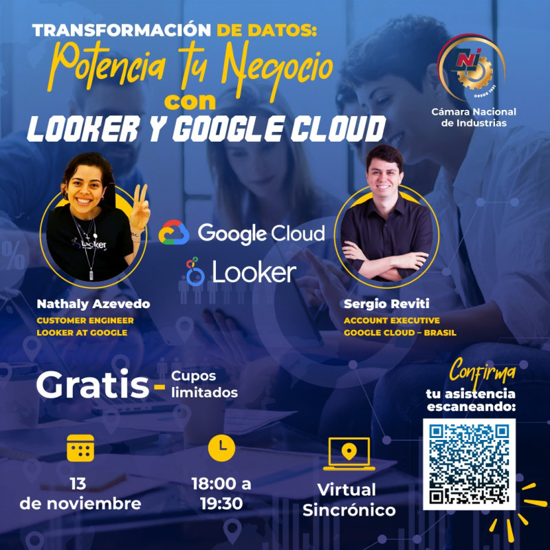 CURSO “TRANSFORMACIÓN DE DATOS: POTENCIA TU NEGOCIO CON LOOKER Y GOOGLE CLOUD”
